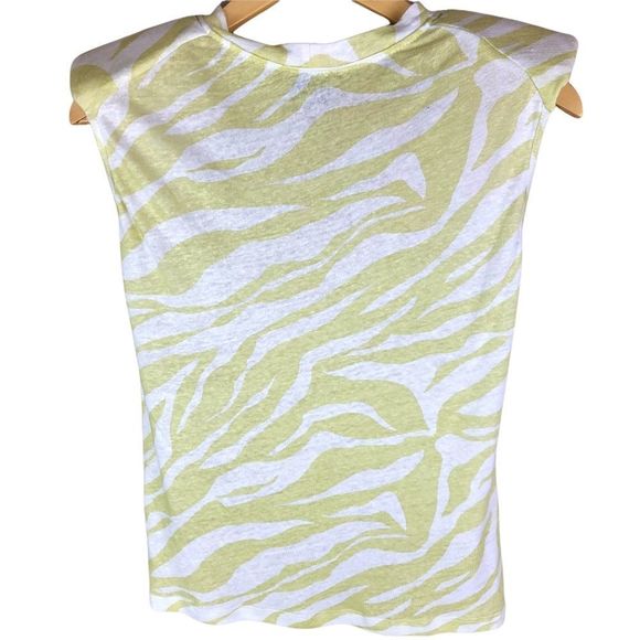 Sen Padded Shoulder Tee Tank Small - Picture 7 of 8